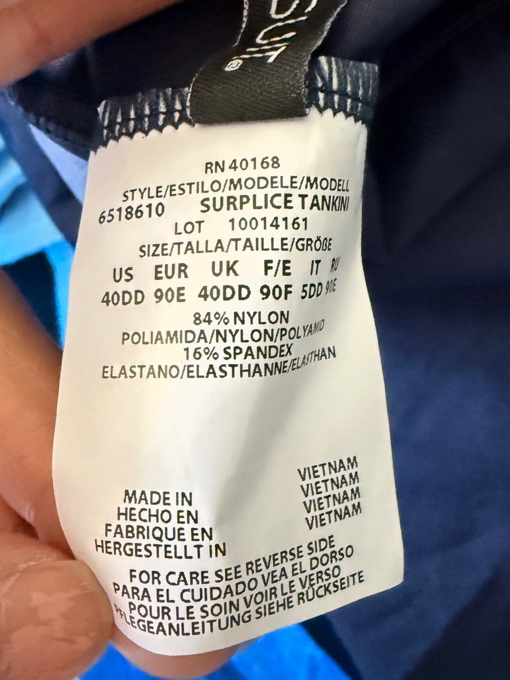 Miraclesuit Cups Surplice Tankini Top 40DD - Picture 8 of 9